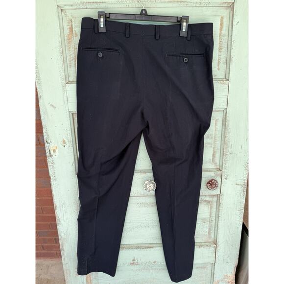 Michael Kors Women’s Blue Flat Front Stretch Dress Pants Size‎ L 36x32 - Picture 3 of 9